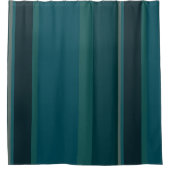 Rideaux De Douche Turquoises bandes (Devant)