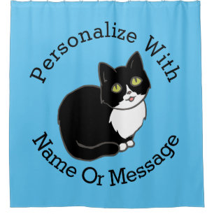 Rideaux De Douche Tuxie Tuxedo