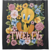Rideaux De Douche TWEETY™ Floral Embroidery Graphic (Devant)