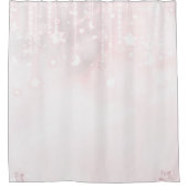 Rideaux De Douche Twinkle petit Rose étoile Or Celestial étoiles (Devant)