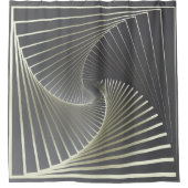 Rideaux De Douche twirl gris jaune (Devant)