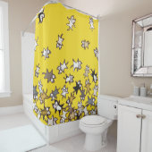Rideaux De Douche Un bon nombre de jaune de chats (En situation)