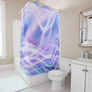 Rideaux De Douche Un brouillard pastel mystique