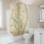 Rideaux De Douche Un diagramme du chesapeake et des baies de (En situation)