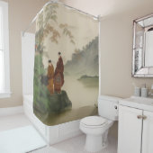 Rideaux De Douche Un fleuve dans la Chine antique (En situation)