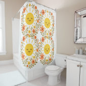 Rideaux De Douche un & Floral Frame Shower Curtain (En situation)