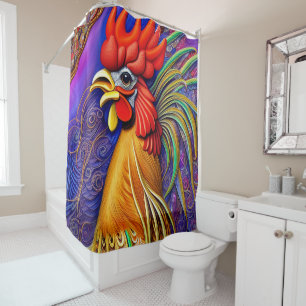 Rideaux De Douche Un jour de "Cock-a-Doodle-Doo"