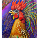 Rideaux De Douche Un jour de "Cock-a-Doodle-Doo" (Devant)