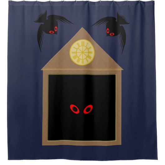 Rideaux De Douche Un manque de générosité de Ravens Halloween (Devant)