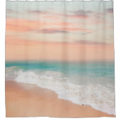 Rideaux De Douche Un paysage de plage de sable paisible (Devant)