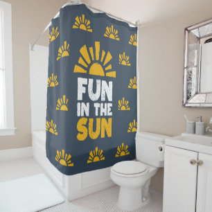 Rideaux De Douche Un signe qui dit plaisir sur le soleil