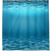 Rideaux De Douche Underwater Ocean Light Rays in Blue (Devant)