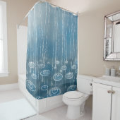 Rideaux De Douche Une autre peinture de jour pluvieux (En situation)