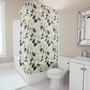 Rideaux De Douche Une conception de série florale de mariage 7