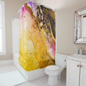 Rideaux De Douche Une créativité transparente. Nuages Abstraits -ART (En situation)