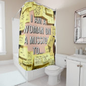 Rideaux De Douche Une femme en mission, motivation (En situation)