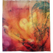 Rideaux De Douche Une Feuille Dans Le Bois Automne Abstrait (Devant)