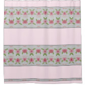 Rideaux De Douche Une florale rose chic et chic (Devant)