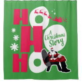 Rideaux De Douche Une histoire de Noël | Ho Ho Ho (Devant)