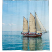Rideaux De Douche Une image de la voile maritime en Italie (Devant)
