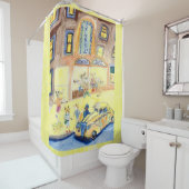 Rideaux De Douche Une nuit en ville (En situation)