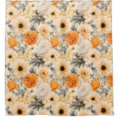 Rideaux De Douche Une série florale d'automne 1 (Devant)