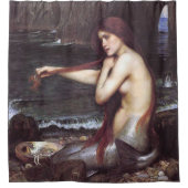 Rideaux De Douche Une sirène de J W Waterhouse, 1901 (Devant)