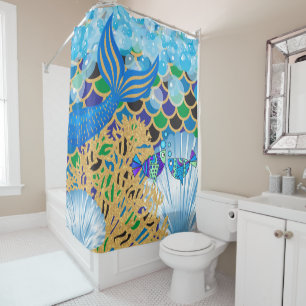 Rideaux De Douche Une vie de sirène d'Imaginaire