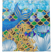 Rideaux De Douche Une vie de sirène d'Imaginaire (Devant)