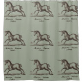 Rideaux De Douche Unicorn Classic Running Magic Woodland Créature (Devant)