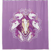 Rideaux De Douche Unicorn Mandala (Devant)