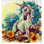 Rideaux De Douche Unicorne (Devant)