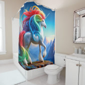 Rideaux De Douche Unicorne (En situation)