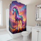 Rideaux De Douche Unicorne (En situation)