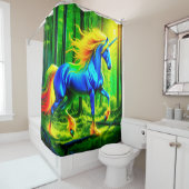 Rideaux De Douche Unicorne (En situation)