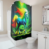 Rideaux De Douche Unicorne (En situation)
