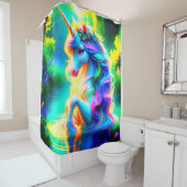 Rideaux De Douche Unicorne (En situation)