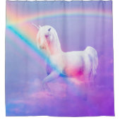 Rideaux De Douche Unicorne et Rainbow (Devant)