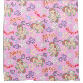 Rideaux De Douche Unicorne rose (Devant)