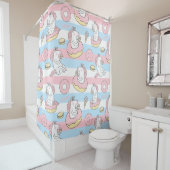Rideaux De Douche Unicornes (En situation)