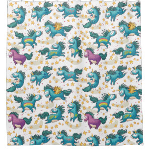 Rideaux De Douche Unicornes