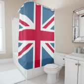 Rideaux De Douche Union Jack britannique (En situation)