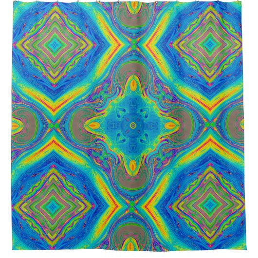 Rideaux De Douche Unique couleur Abstrait (Devant)