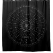 Rideaux De Douche univers concentrique (Devant)