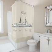 Rideaux De Douche USCG Cutter Hamilton whec-715 - SBD (En situation)
