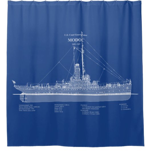 Rideaux De Douche USCG Cutter Modoc wpg-46 - ABD (Devant)