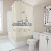 Rideaux De Douche USCG Cutter Polar Sea wagb-11 - SBD (En situation)