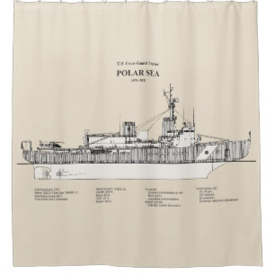 Rideaux De Douche USCG Cutter Polar Sea wagb-11 - SBD