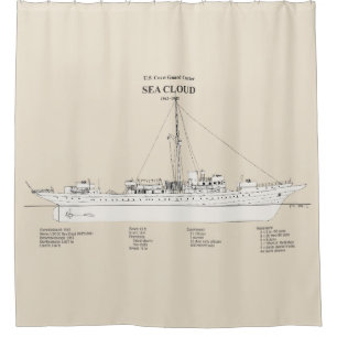 Rideaux De Douche USCG Cutter Sea Cloud wpg-284 - SBD