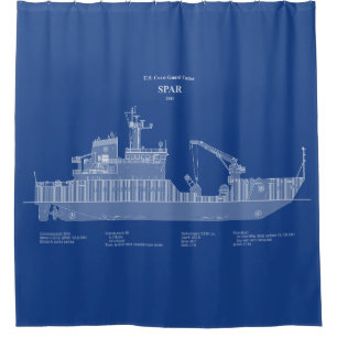 Rideaux De Douche USCG Cutter Spar wlb-206 - ABD